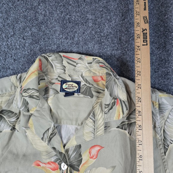 Tommy Bahama Women's Silk Tropical Floral Short Sleeve Button Up Shirt Size S - Picture 5 of 9